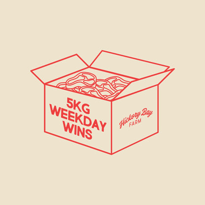 5kg WEEKDAY WINS